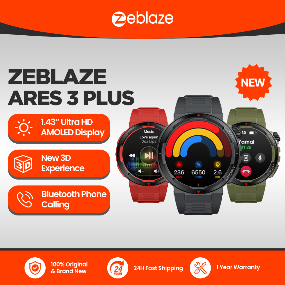 Smartwatch Face - Nuevo reloj inteligente Zeblaze Ares 3
