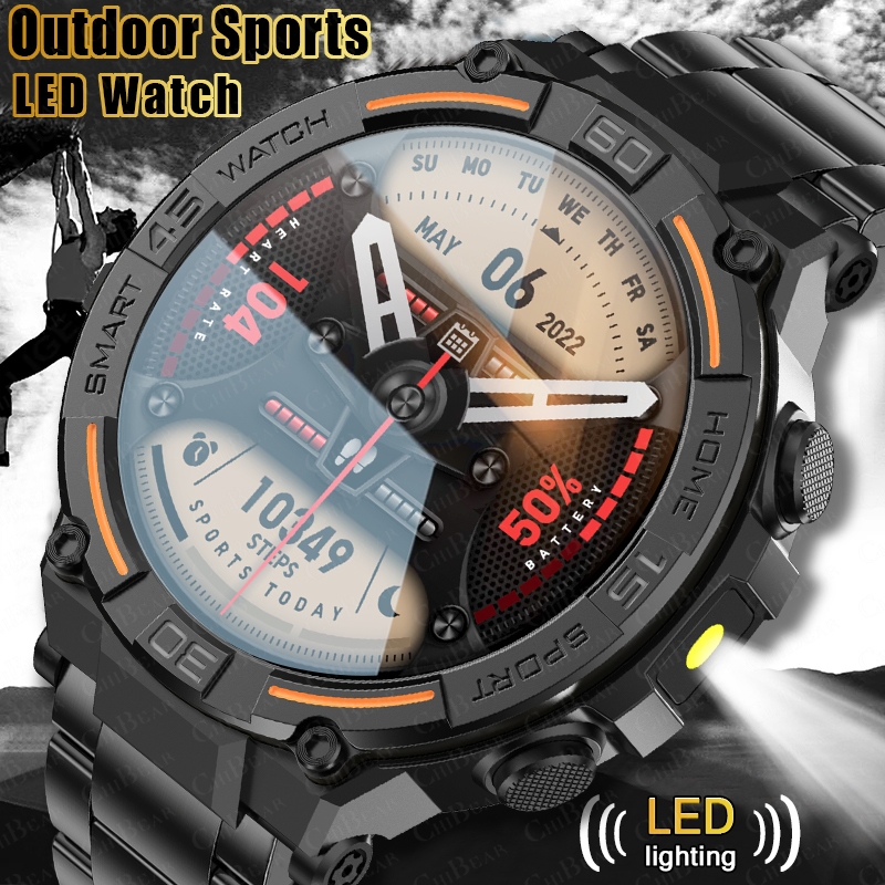 Smartwatch Face - Reloj inteligente militar resistente al aire
