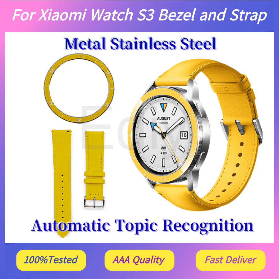 Xiaomi Smartwatch S3 Accessories - Para Xiaomi Watch S3: Bisel y