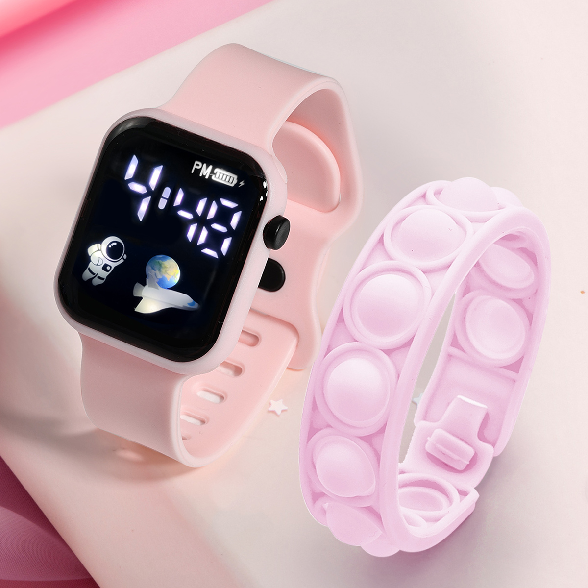 Smartwatch Touch - Reloj inteligente de 2 piezas para