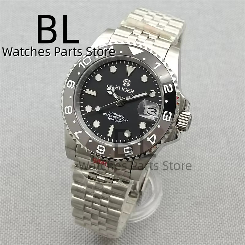 BLIGER 40mm reloj para hombre  - Ceramic Link Bracelet reseña y precio