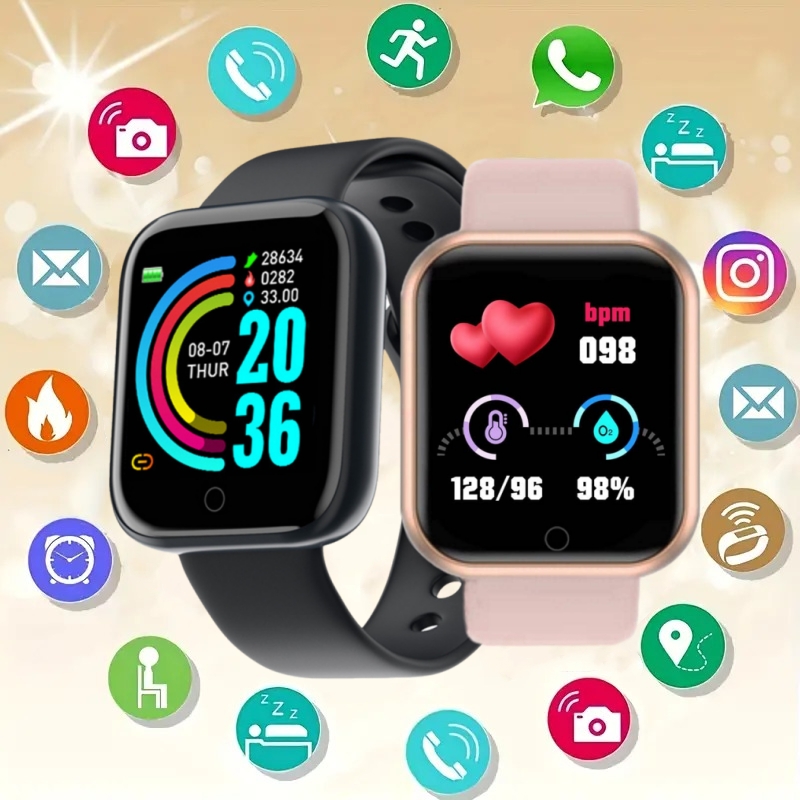 Reloj inteligente Y68 D20 para - Smartwatch X12 reseña y precio