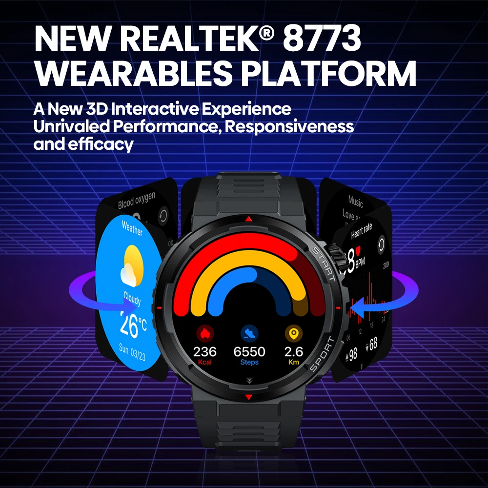 Nuevo reloj inteligente Zeblaz - Smartwatch Face reseña y precio