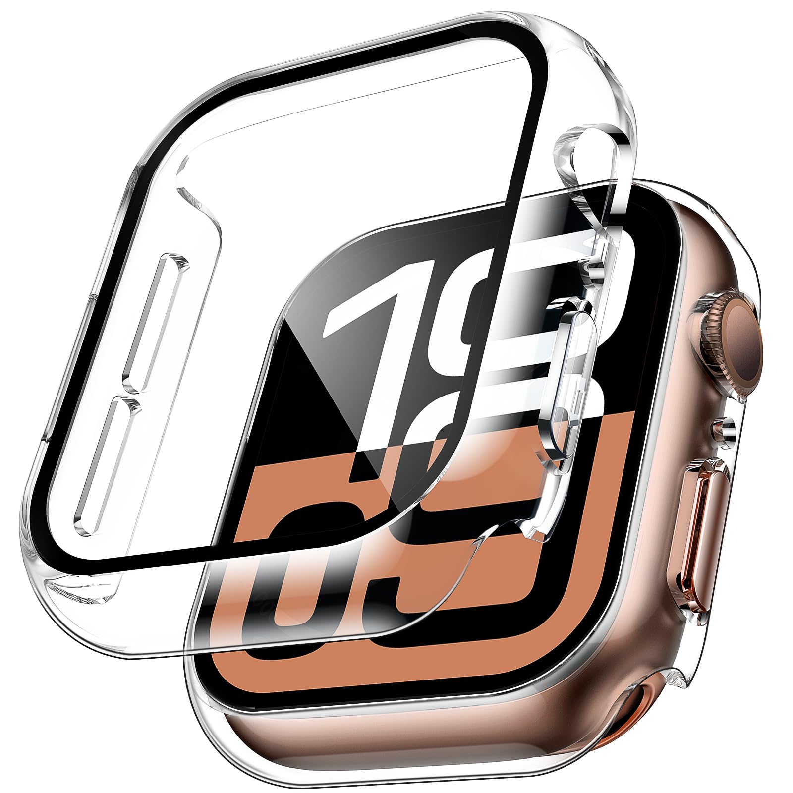 2 uds caja de vidrio templado  - Smartwatch Case reseña y precio
