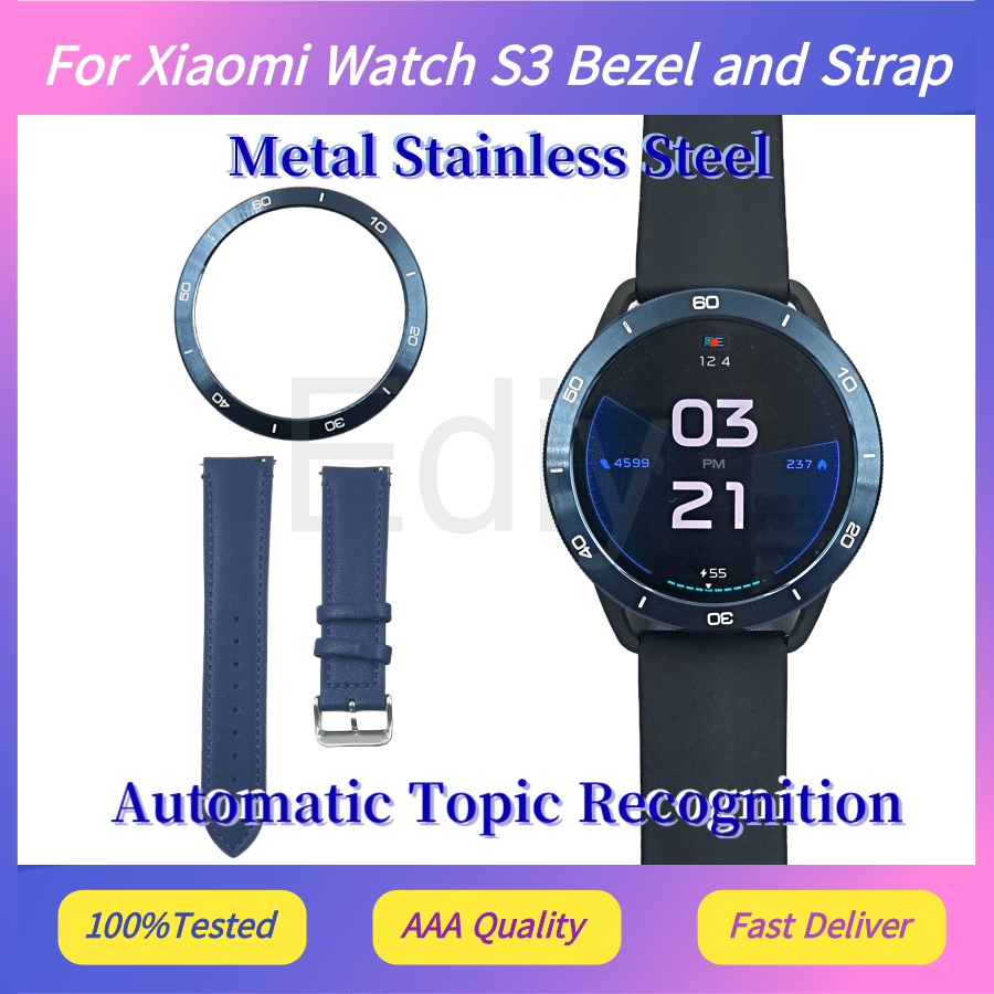Para Xiaomi Watch S3: Bisel y  - Xiaomi Smartwatch S3 Accessories reseña y precio