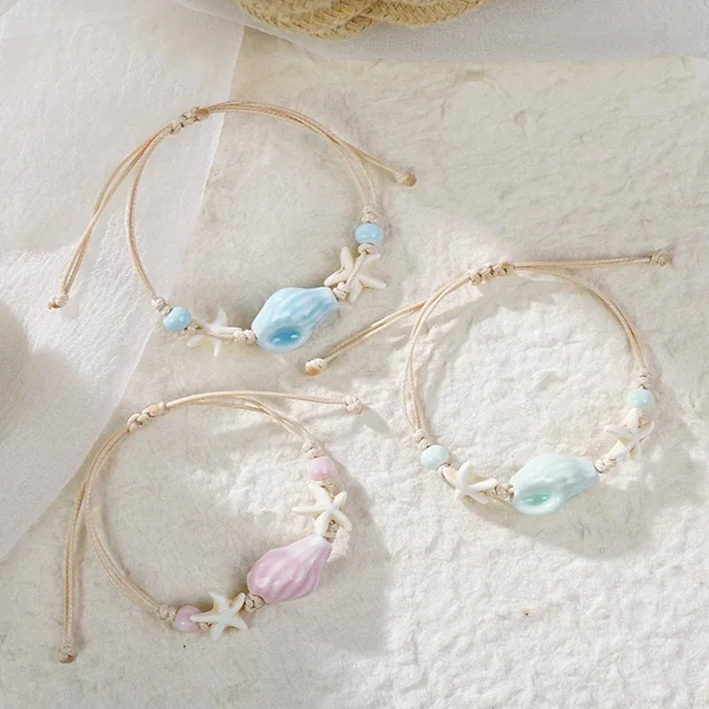 Pulseras bohemias con cuentas  - Ceramic Link Bracelet reseña y precio