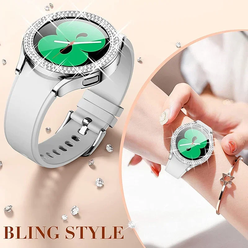 Funda brillante con diamantes  - Accessories For Galaxy Watch 5 reseña y precio